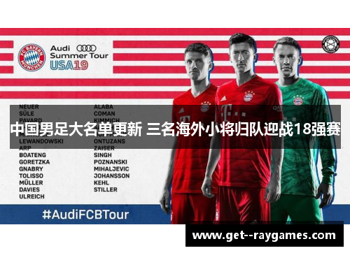 中国男足大名单更新 三名海外小将归队迎战18强赛