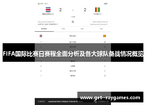 FIFA国际比赛日赛程全面分析及各大球队备战情况概览